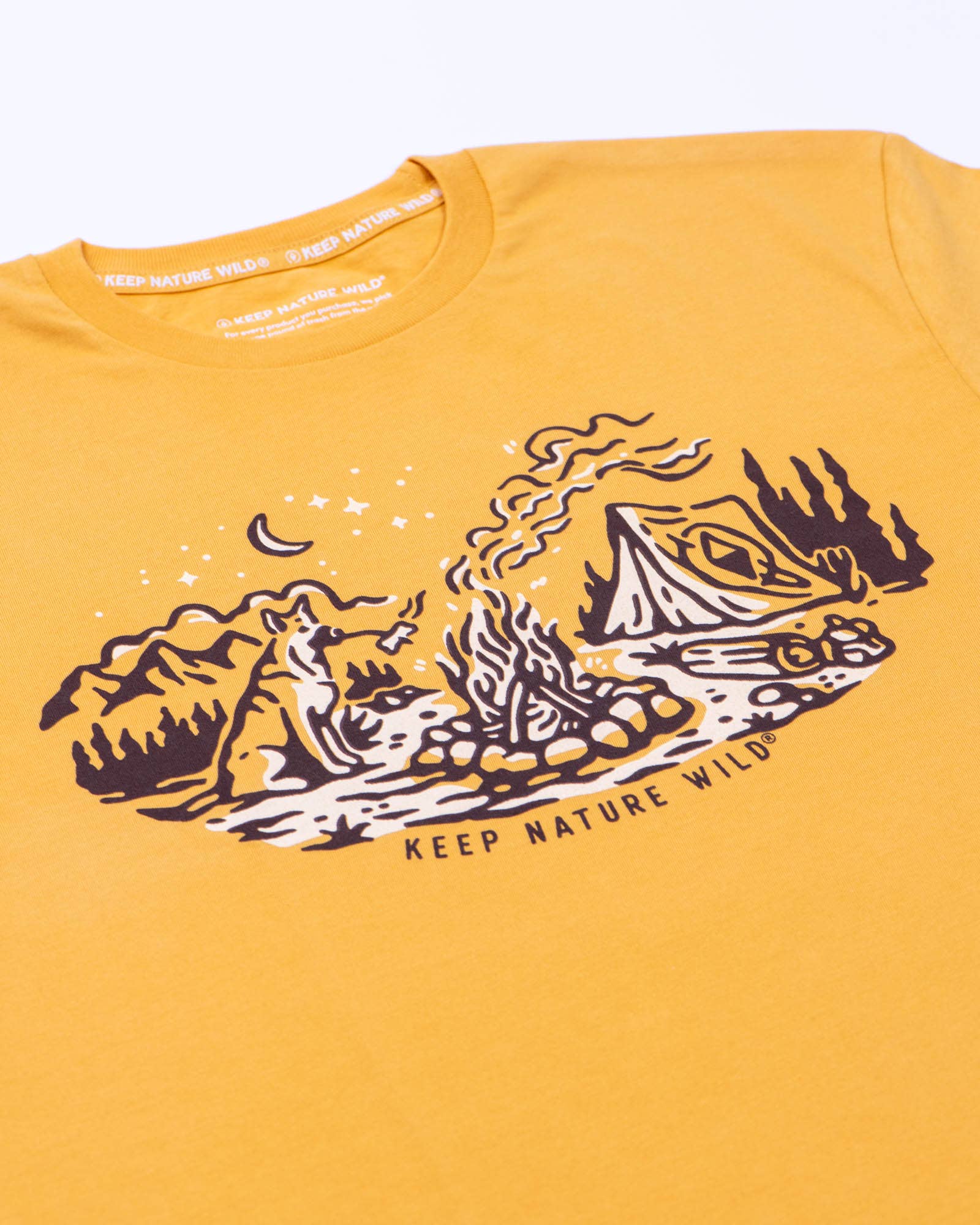 Keep Nature Wild - Campfire Dog Unisex Tee