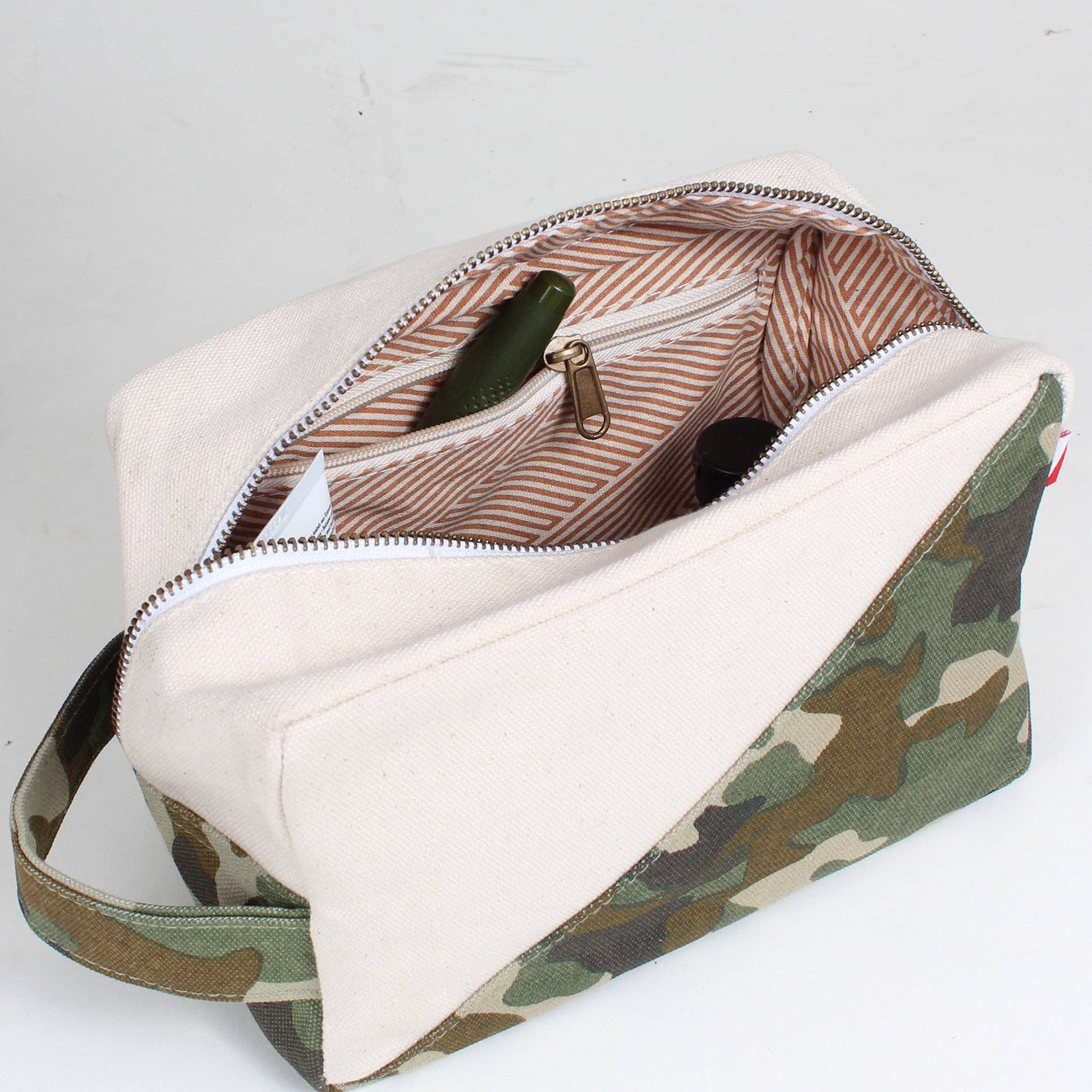 ShoreBags - Contemporary Travel Accessories Canvas Toiletry Dopp Kit 