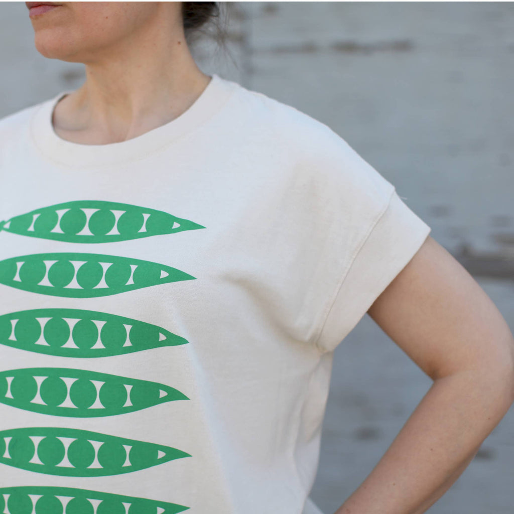 Blackbird Supply Co. - Green Peas In A Pod Gardening Loose Fit Boxy Tee