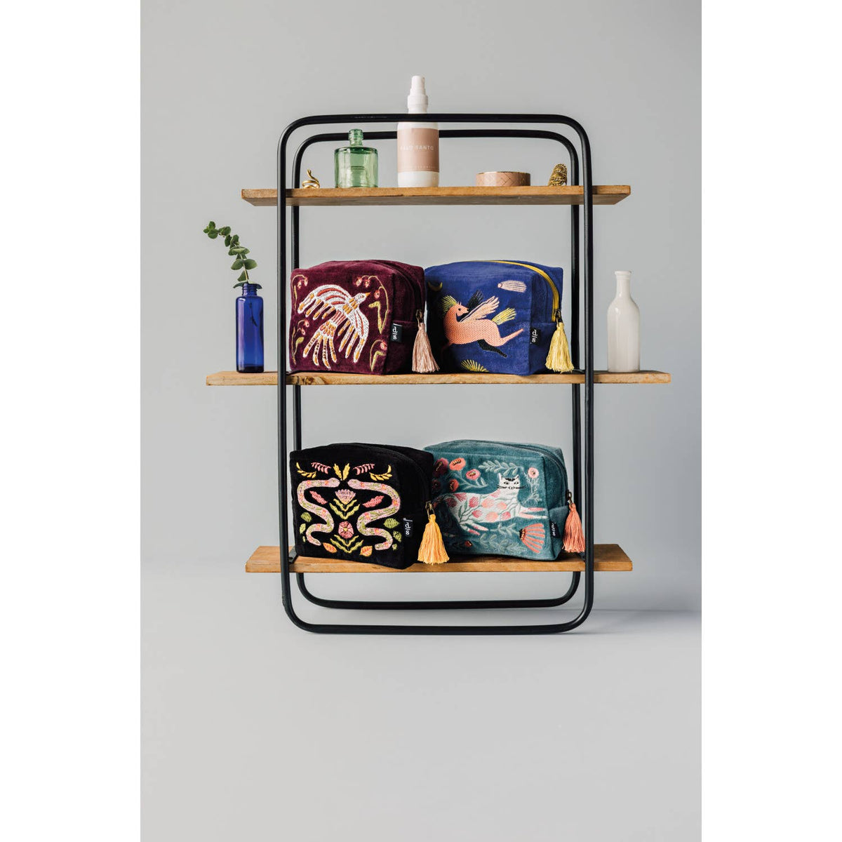 Danica Studio - Plume Embroidered Pouch