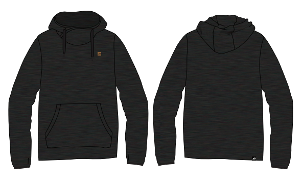 Belong Designs - Men's Torreys Fleece Hoodie