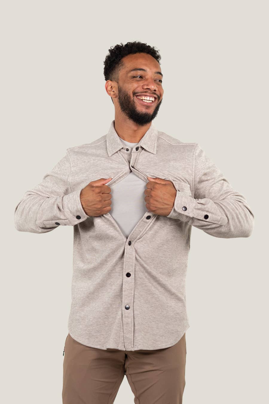 Belong Designs - Men's Sherman Fleece Button Up