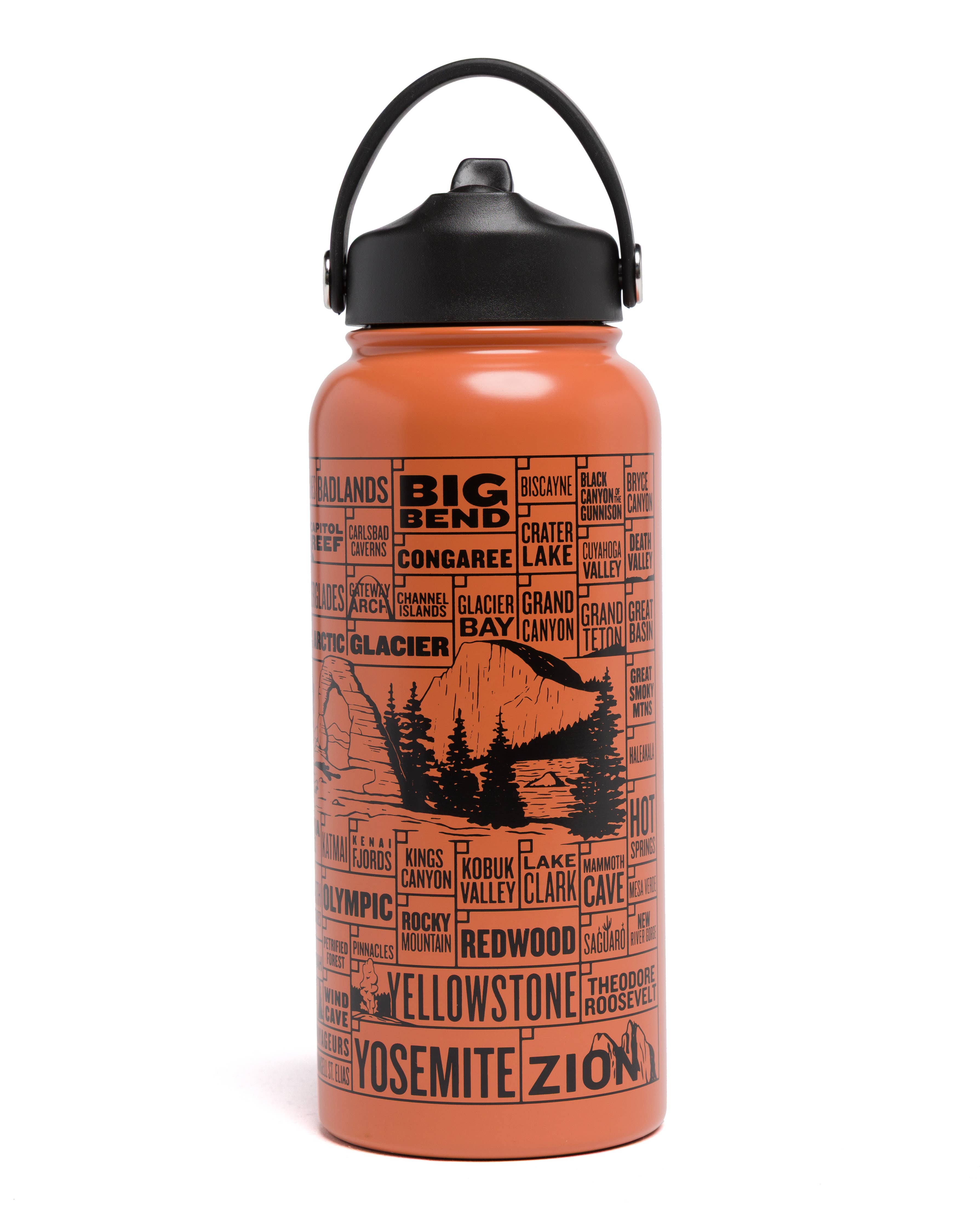 Parks Project - National Parks Checklist 32oz. Insulated Water Bottle