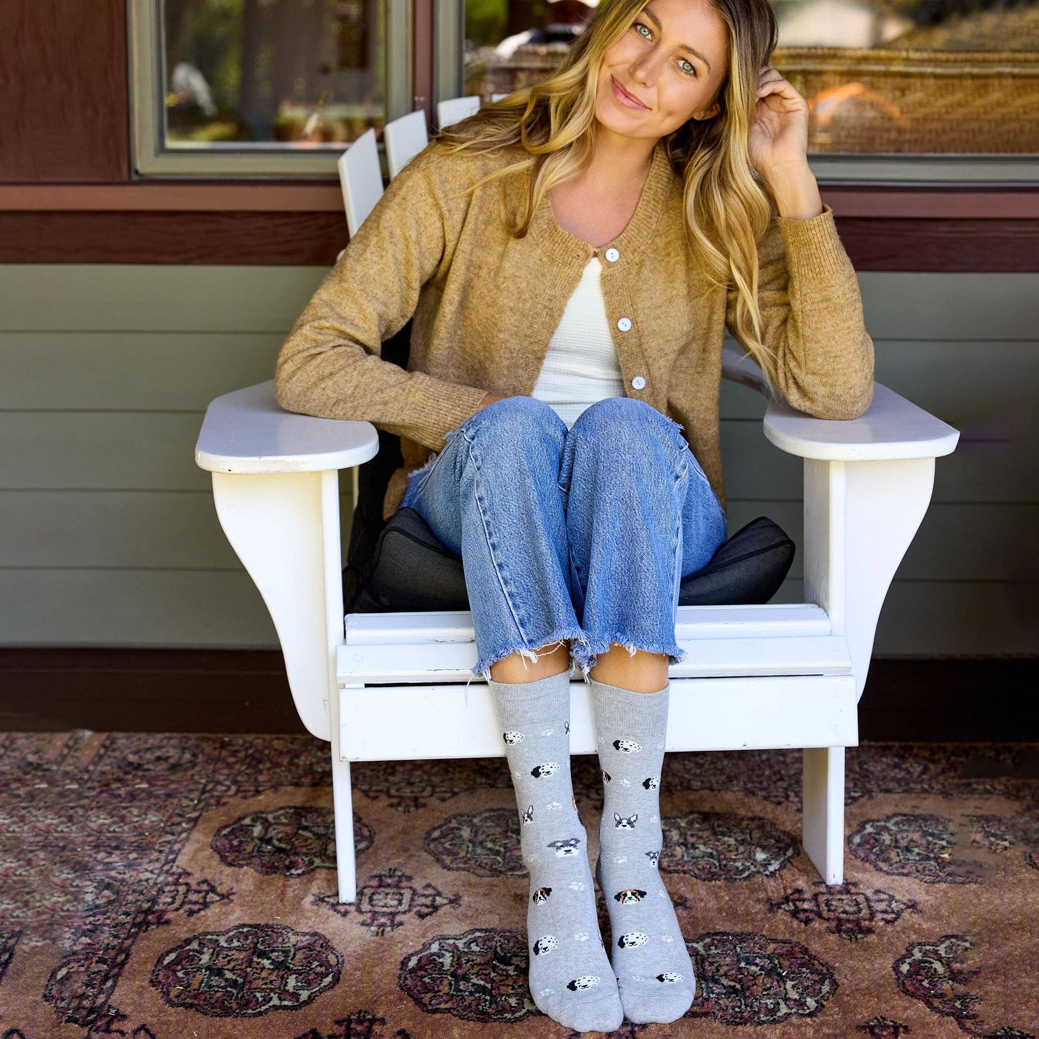 Conscious Step - Socks that Save Dogs | Gray Dogs
