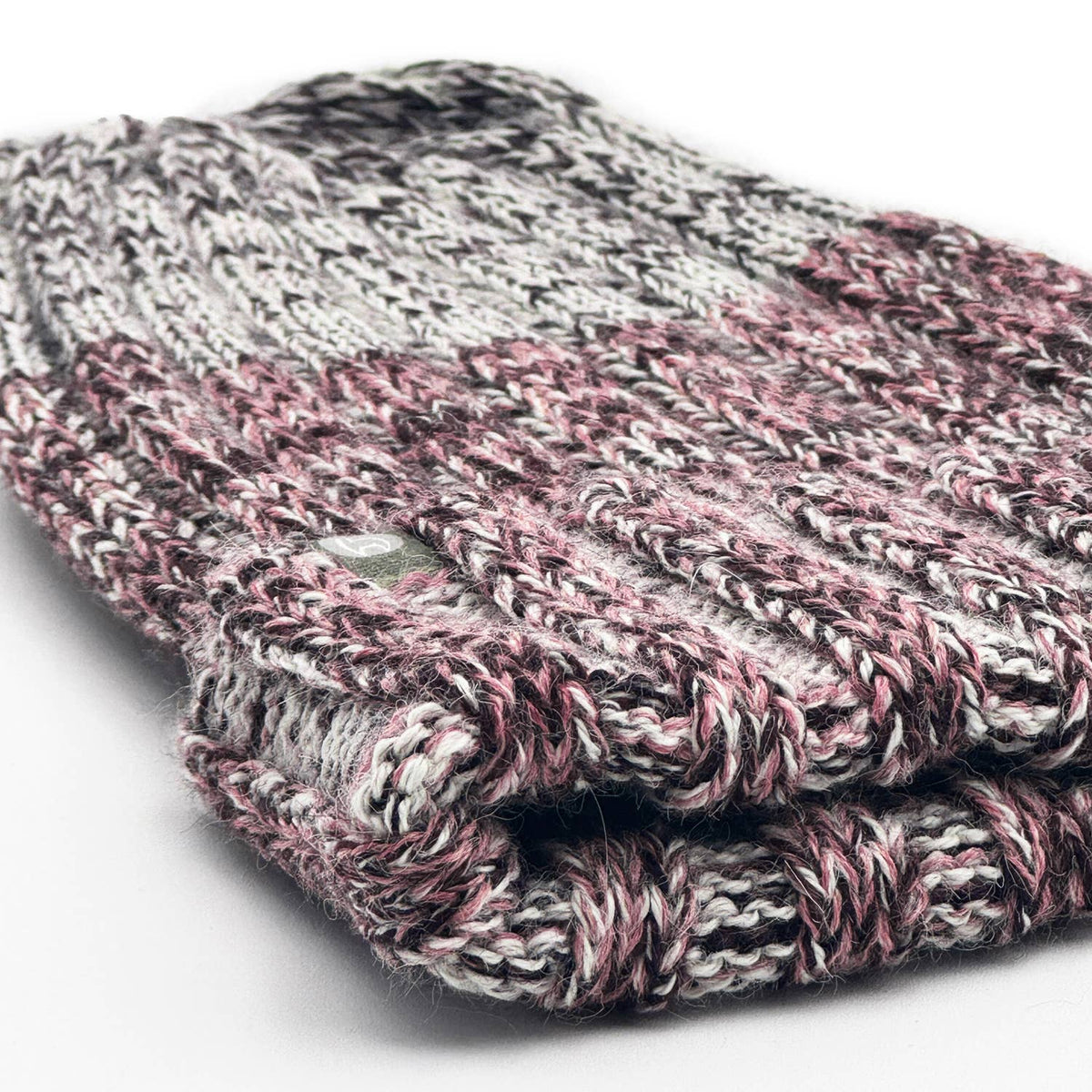 Shupaca Alpaca - Alpaca Beanie Hat - Accordion - Black Cherry