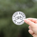 Squatchy - Ride Bikes Be Happy Sticker