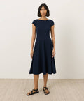 Pact - Women's Fit & Flare Ballet Neck Dress