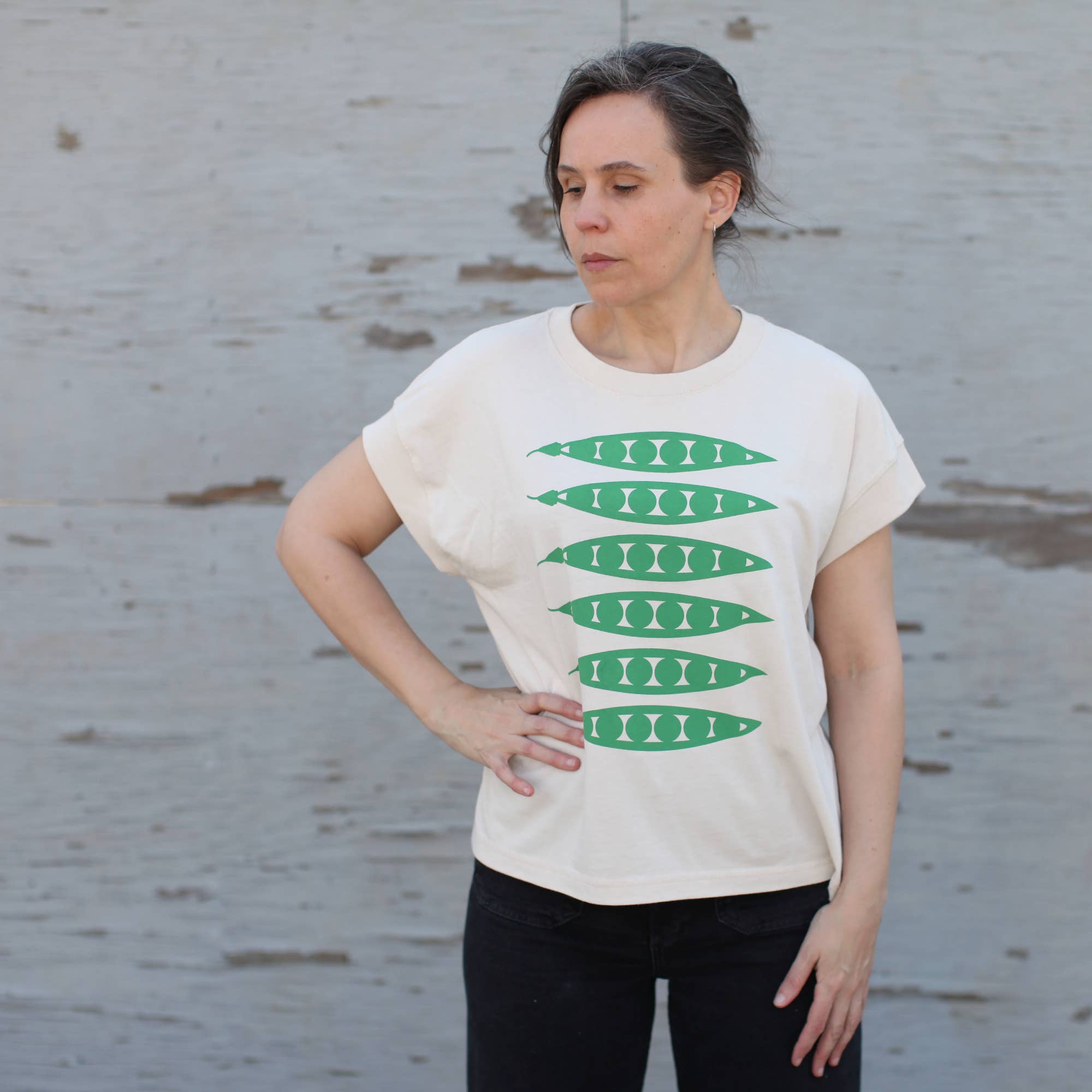 Blackbird Supply Co. - Green Peas In A Pod Gardening Loose Fit Boxy Tee