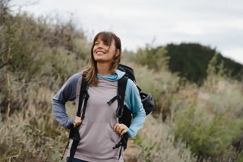 Belong Designs - Women's Graphic Traverse Tek Hoodie