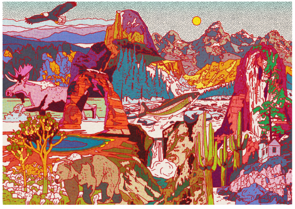 Parks Project - National Parks Collage 1000pc Puzzle