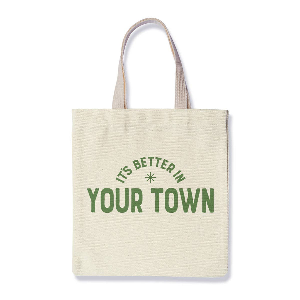 Rock Scissor Paper - Personalized City Tote Bag, It's Better In, Name Drop Design
