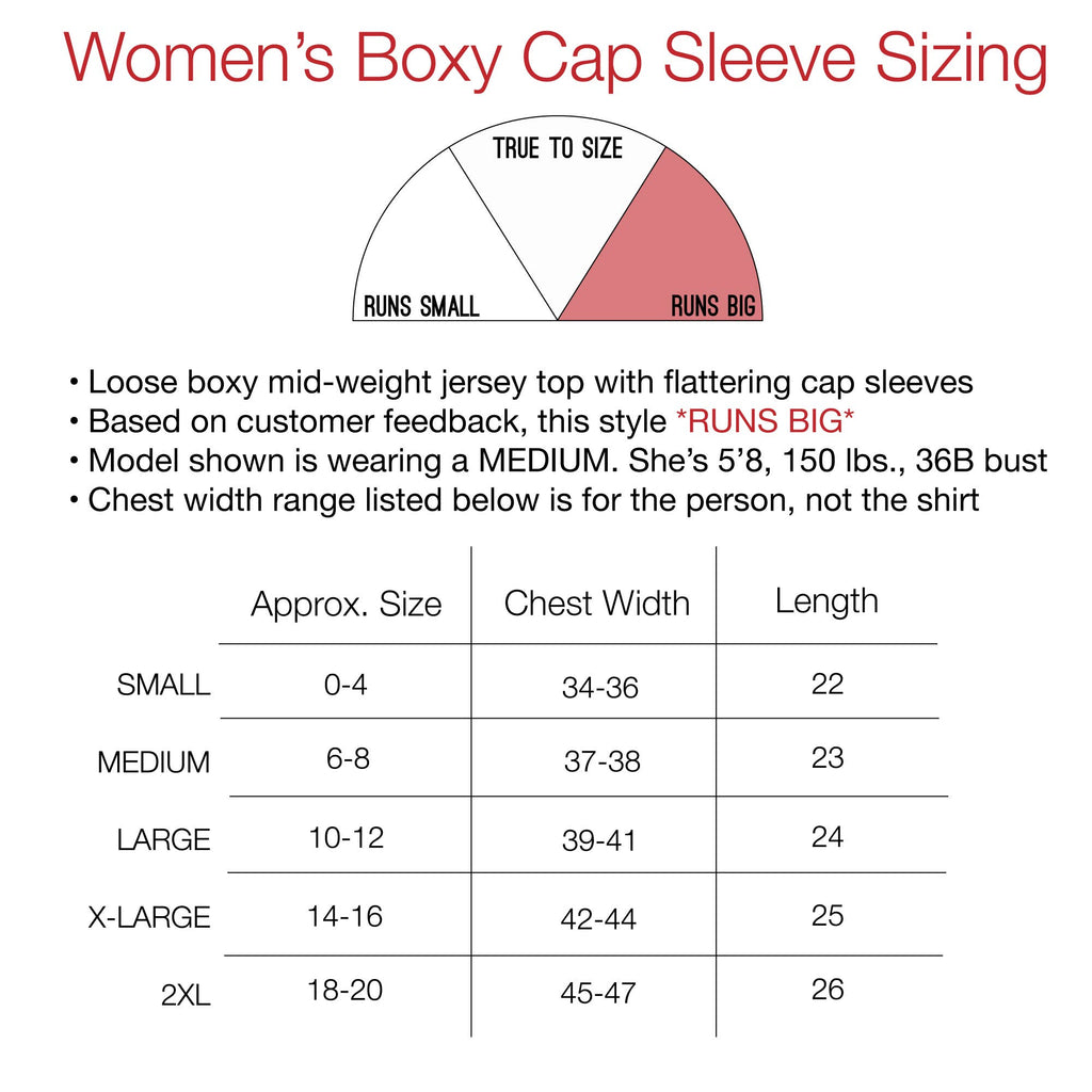 Blackbird Supply Co. - Fern Leaves Alpine Forest Women's Loose Fit Boxy Tee