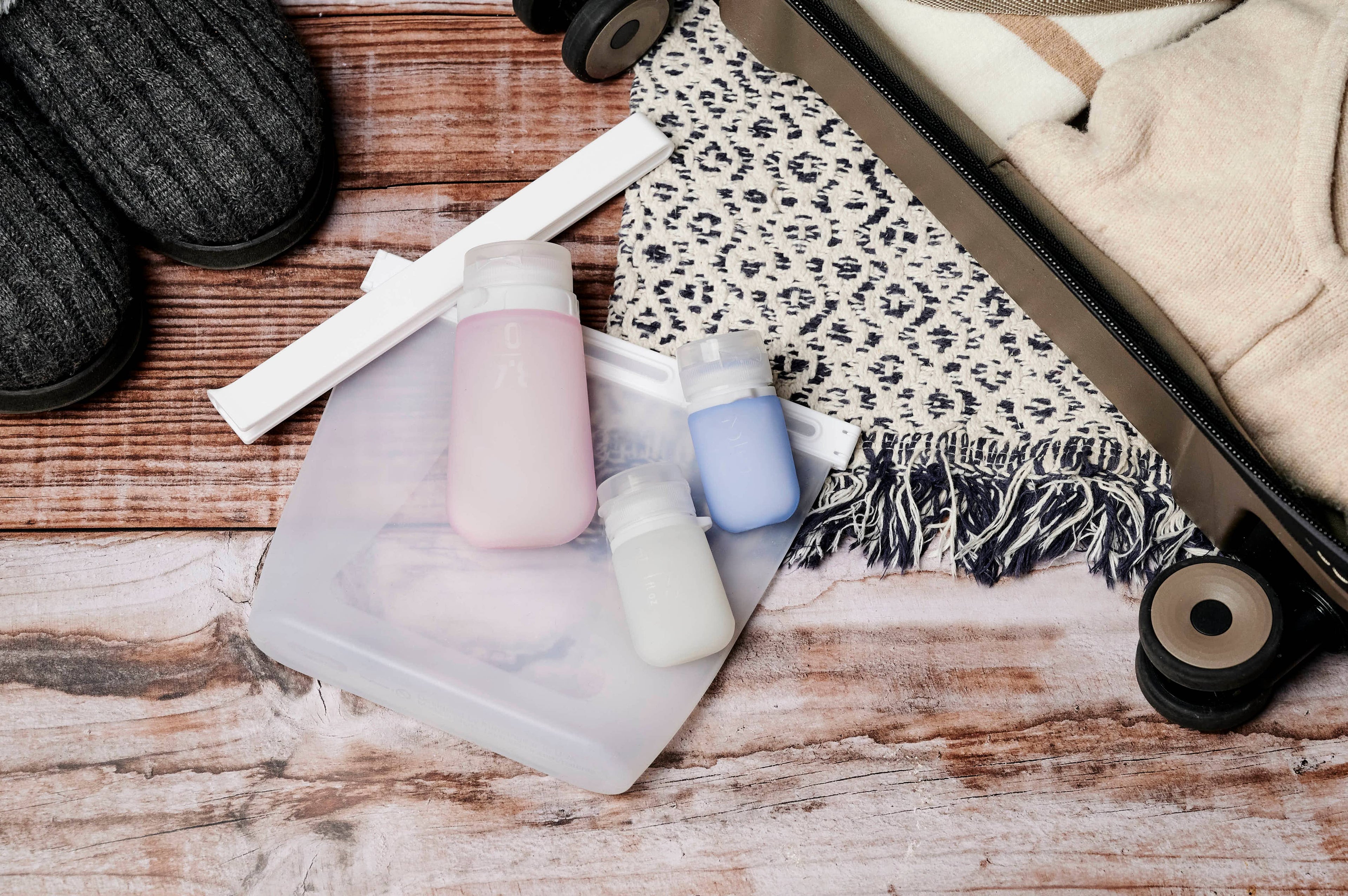 humangear - GoToob Mini 3-Pack - Refillable Silicone Travel Bottles