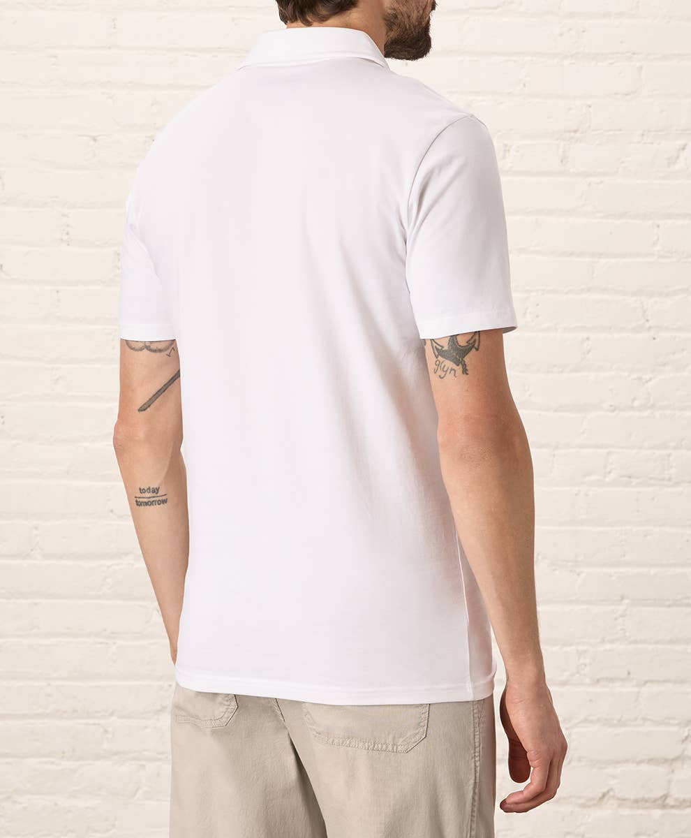 Pact - Men's Luxe Stretch Jersey Slim Polo