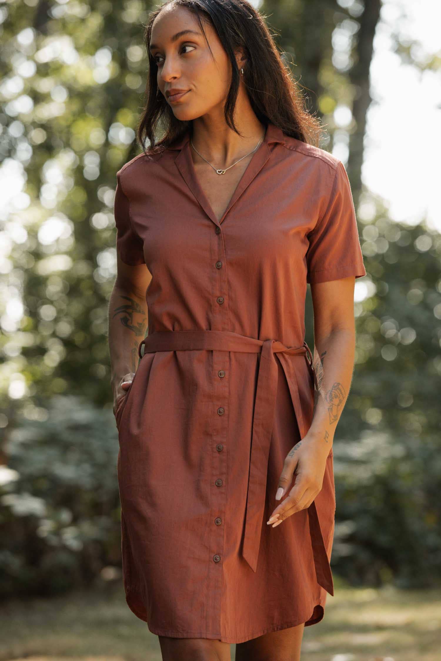 Bridge & Burn - Women's Sofia Shirt Dress