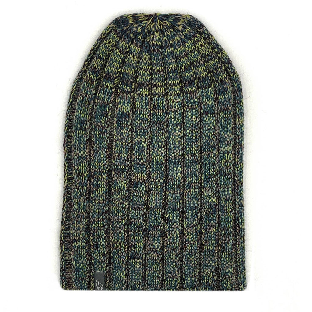 Shupaca Alpaca - Alpaca Beanie Hat - Accordion - Moss