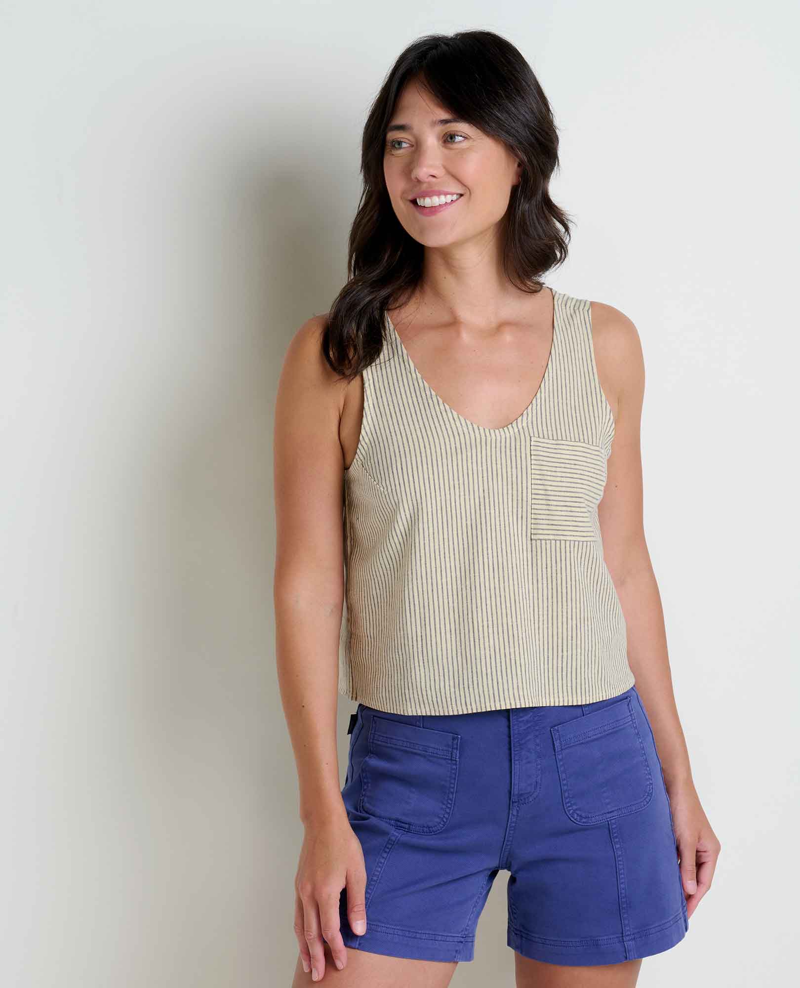 Toad&Co - Women's Taj Hemp Button Back Tank