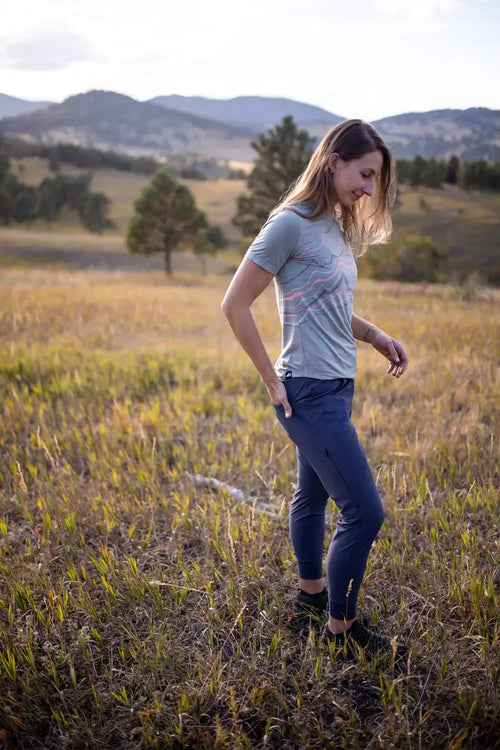 Belong Designs - Women's Graphic Traverse Tek Tee