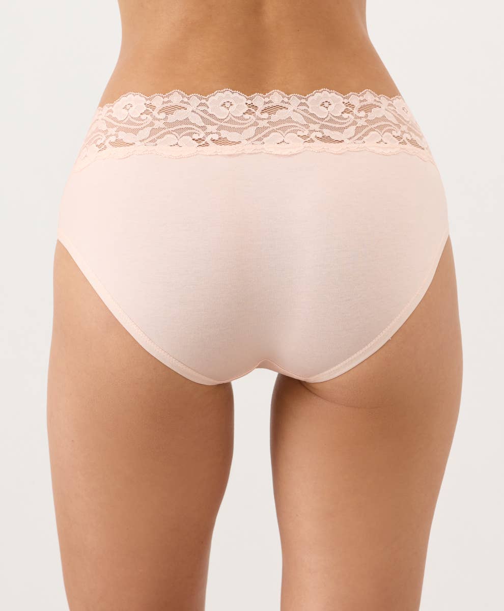 Pact - Women's Lace Waist Brief