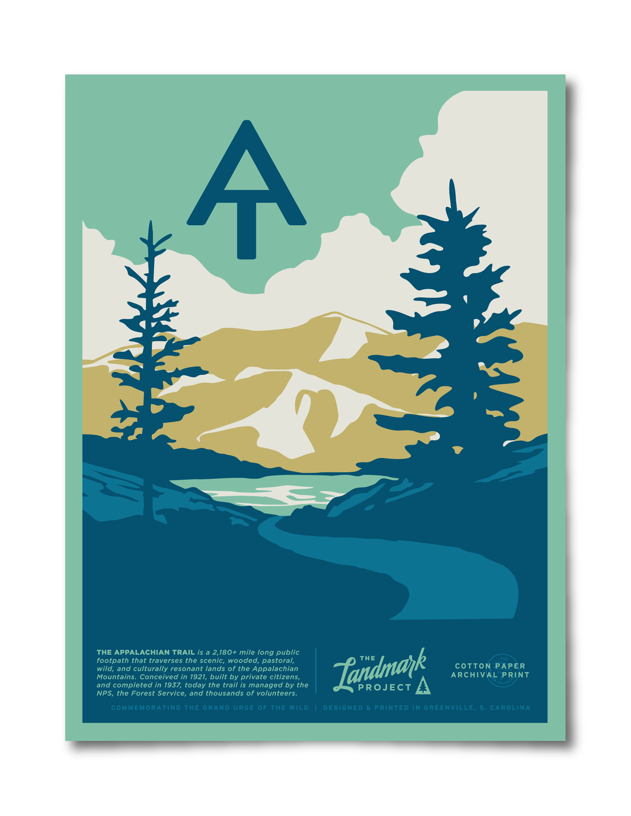 The Landmark Project - Appalachian Trail Poster