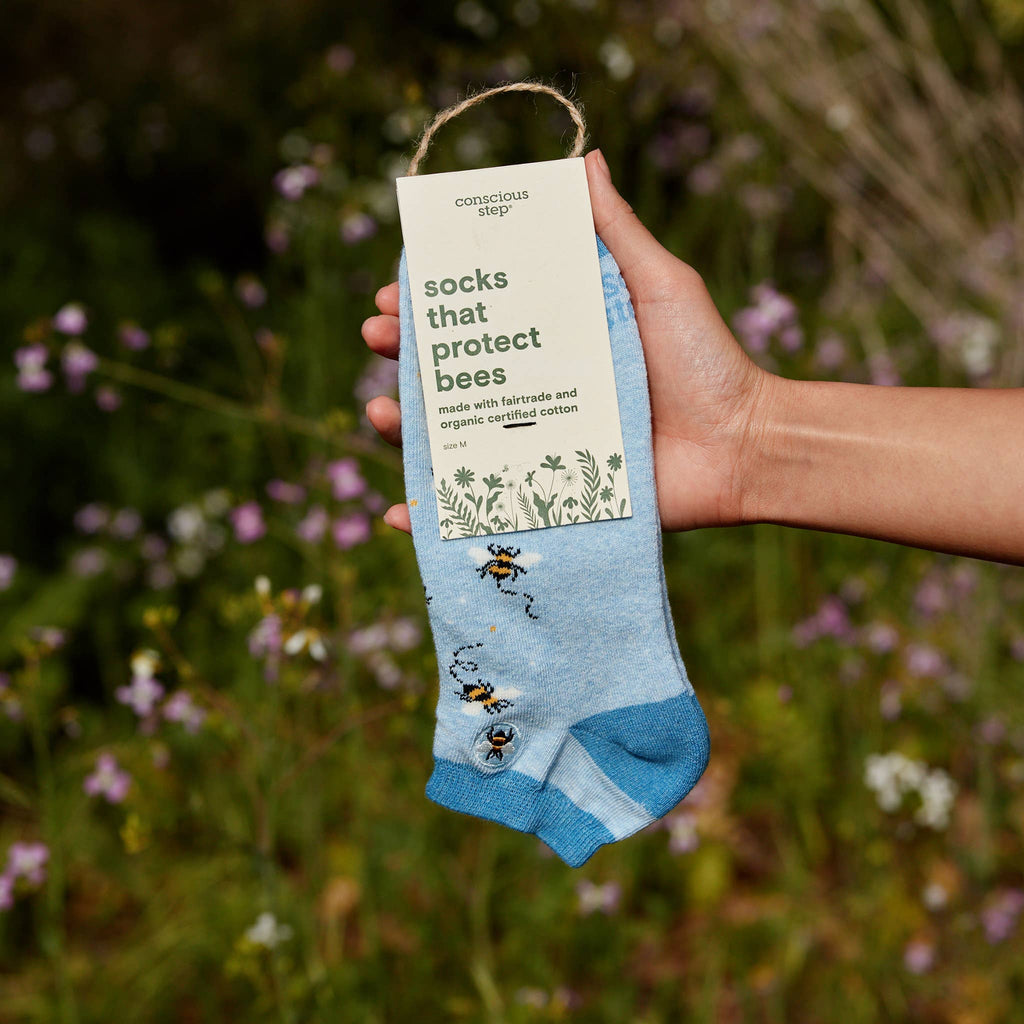 Conscious Step - Ankle Socks that Protect Bees