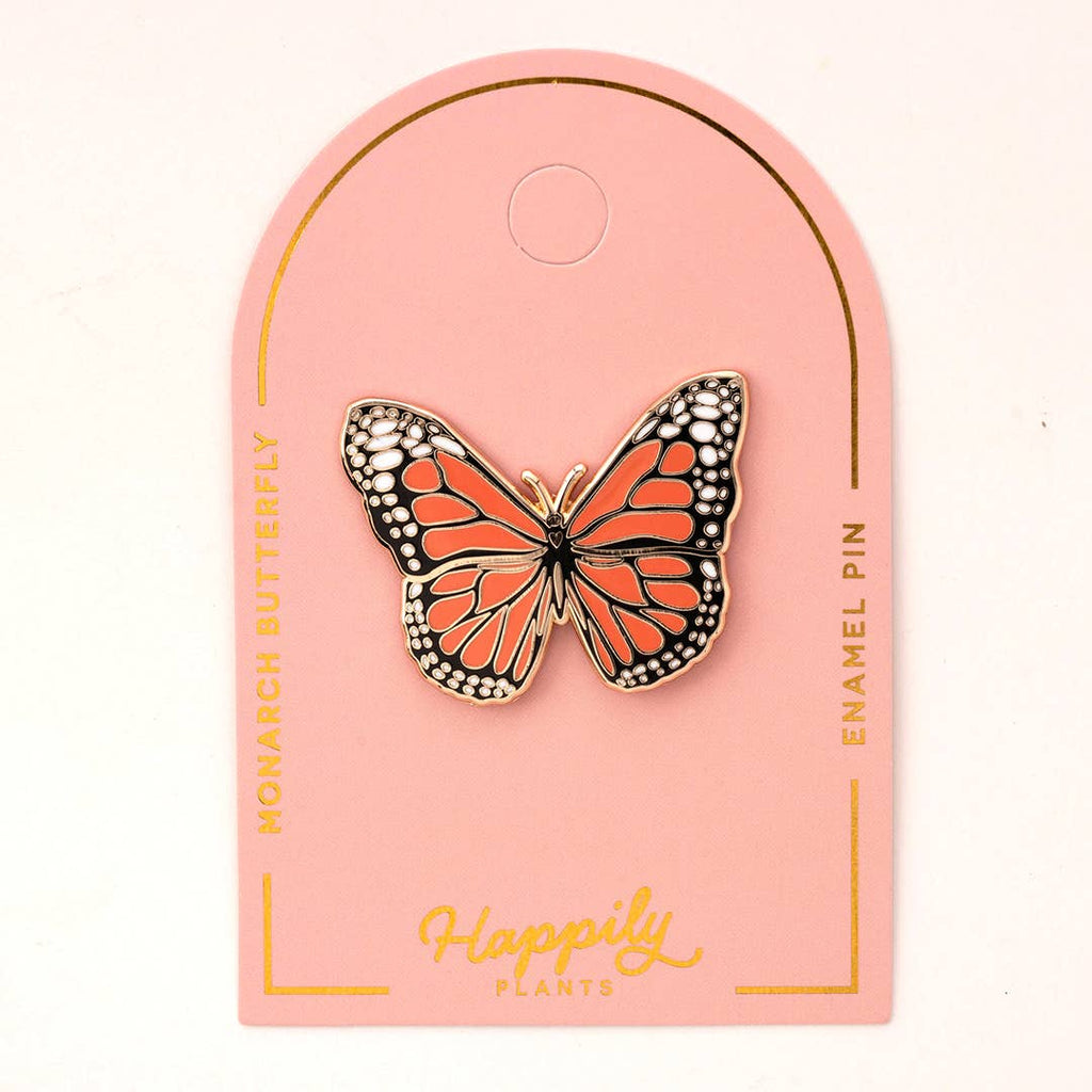 Happily Plants - Monarch Butterfly Pin, Butterfly Gifts