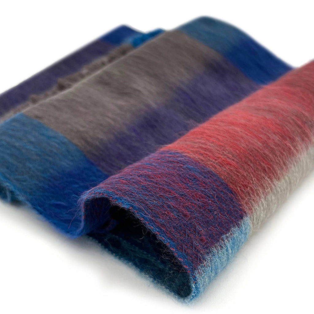 Shupaca Alpaca - Alpaca Plaid Scarf - Equinox