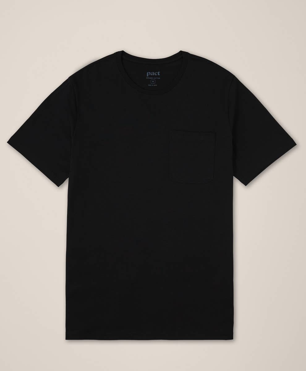 Pact - Men's Softspun Pocket Crew Tee