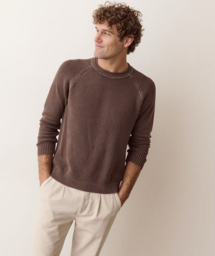 Marine Layer - Men's Garment Dye Roll Neck Sweater