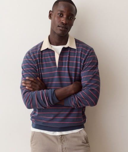 Marine Layer - Men's Sueded Rugby Polo