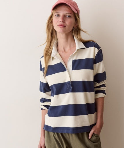 Marine Layer - Women's Miracle Jersey Rugby Polo